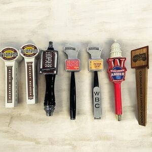 Assorted Wisconsin Beer Tap Handles Collection of 7